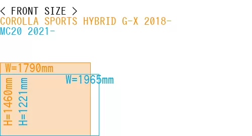 #COROLLA SPORTS HYBRID G-X 2018- + MC20 2021-